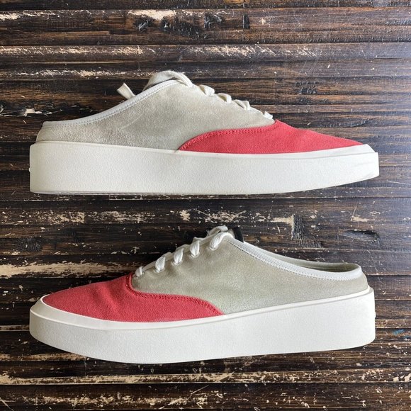 Fear Of God 101 Backless Sneaker Bone Red Men’s EU Size 46 / US 13 - Picture 2 of 8